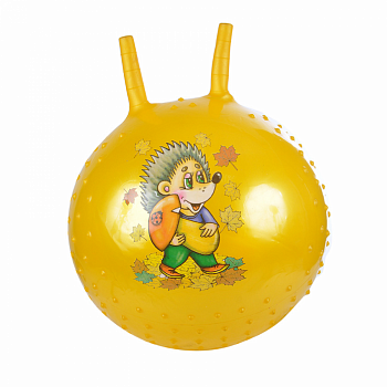 Надувной мяч Spring Ежик 38 см, с насосом