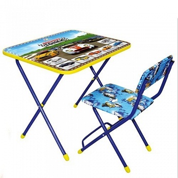 Набор мебели Ника КУ1 стол + мягкий стул